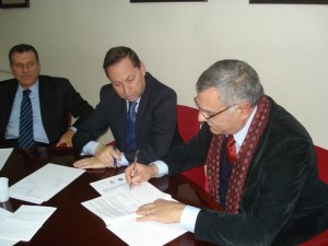Firma accordo depuratore Rossano-Corigliano