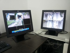 Postazione controllo videosorveglianza