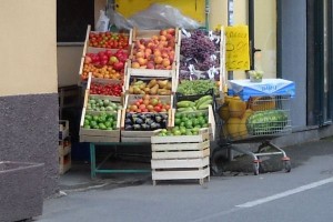 frutta per strada