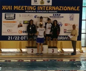 Argento per Ilaria Fonte XXVII edizione del Meeting Internazionale di Nuoto Città di Fabriano
